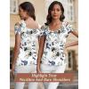 imageBlingfit Cold Shoulder Tops Tunic Summer Slim Fit Shirts for Women V Neck Short Sleeve Casual Tees Workout TopsWbpp