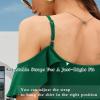 imageBlingfit Women Summer Cold Shoulder Tops Loose V Neck Short Sleeve Blouses Sexy Casual Ruffle Sleeves Tunic Shirts SXXLAdg