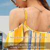 imageBlingfit Women Summer Cold Shoulder Tops Loose V Neck Short Sleeve Blouses Sexy Casual Ruffle Sleeves Tunic Shirts SXXLAyts
