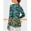 imageBlingfit Womens Workout Tops Long Sleeve Running Hiking Athletic Gym Shirts Lightweight UPF50 UV Rash Guard Sun ProtectionBg
