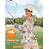 imageBlingfit Womens Workout Tops Long Sleeve Running Hiking Athletic Gym Shirts Lightweight UPF50 UV Rash Guard Sun ProtectionMulticolor Floral