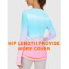 imageBlingfit Womens Workout Tops Long Sleeve Running Hiking Athletic Gym Shirts Lightweight UPF50 UV Rash Guard Sun ProtectionPlb1