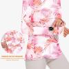 imageBlingfit Womens Workout Tops Long Sleeve Running Hiking Athletic Gym Shirts Lightweight UPF50 UV Rash Guard Sun ProtectionWpf