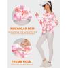 imageBlingfit Womens Workout Tops Long Sleeve Running Hiking Athletic Gym Shirts Lightweight UPF50 UV Rash Guard Sun ProtectionWpf