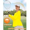 imageBlingfit Womens Workout Tops Long Sleeve Running Hiking Athletic Gym Shirts Lightweight UPF50 UV Rash Guard Sun ProtectionYellow