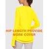 imageBlingfit Womens Workout Tops Long Sleeve Running Hiking Athletic Gym Shirts Lightweight UPF50 UV Rash Guard Sun ProtectionYellow