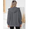 imageBlingfit Zip Up Hoodies for Women Oversized Y2K Velvet Sweatshirt Long Sleeve 2024 Fashion Hoodie Jacket with PocketAdark Grey