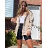 imageBlingfit Zip Up Hoodies for Women Oversized Y2K Velvet Sweatshirt Long Sleeve 2024 Fashion Hoodie Jacket with PocketAkhaki