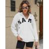 imageBlingfit Zip Up Hoodies for Women Oversized Y2K Velvet Sweatshirt Long Sleeve 2024 Fashion Hoodie Jacket with PocketBlittle Grey
