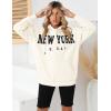 imageBlingfit Zip Up Hoodies for Women Oversized Y2K Velvet Sweatshirt Long Sleeve 2024 Fashion Hoodie Jacket with PocketWhite