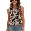 B-apricot Black Floral