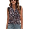 B-blue White Floral