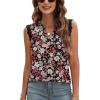 B-red White Floral